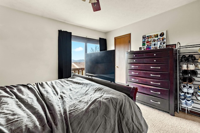1224 Van Voorhis Rd, Morgantown, WV 26505 - bedroom featuring light carpet and a ceiling fan