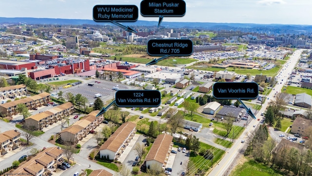 1224 Van Voorhis Rd, Morgantown, WV 26505 - aerial view