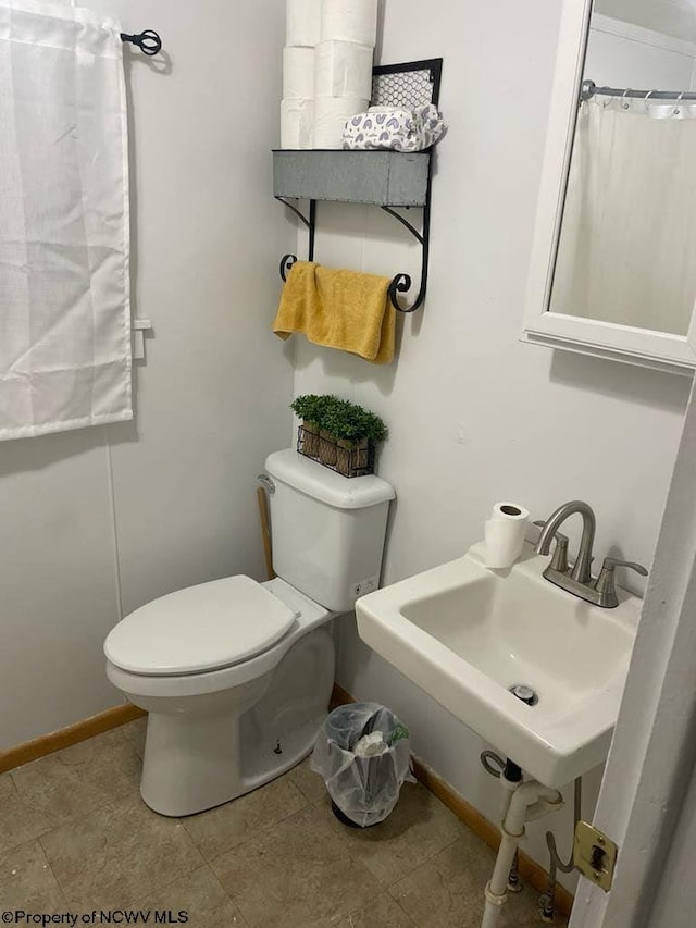 740 Point Mountain Rd, Webster Springs, WV 26288 - full bath with toilet and baseboards