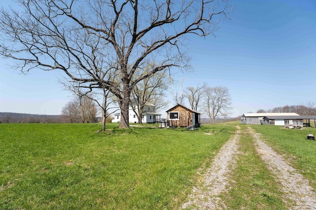 view of yard