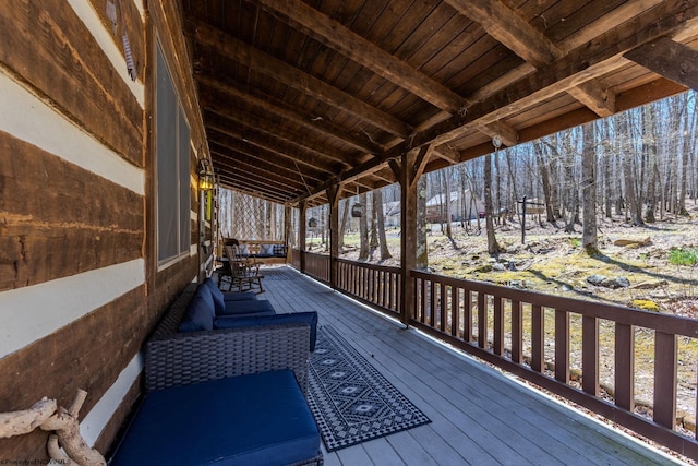 view of deck