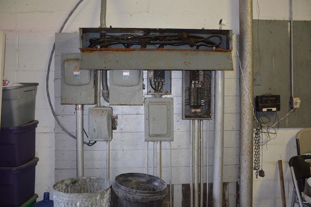 view of utility room
