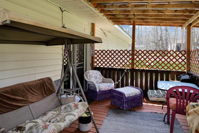 3935 Cranesville Rd, Terra Alta, WV 26764 - view of deck