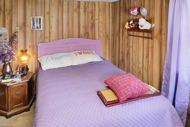 3935 Cranesville Rd, Terra Alta, WV 26764 - bedroom with wooden walls and carpet floors