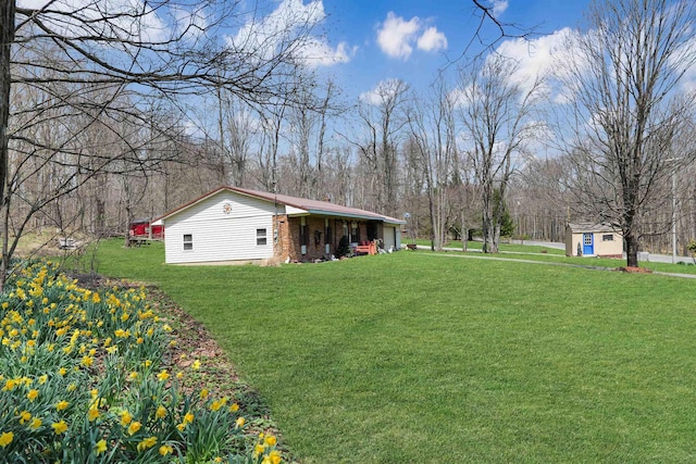 3935 Cranesville Rd, Terra Alta, WV 26764 - view of yard with an outbuilding