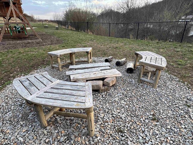 1029 Olivia Way, Morgantown, WV 26508 - view of community with fence and a playground