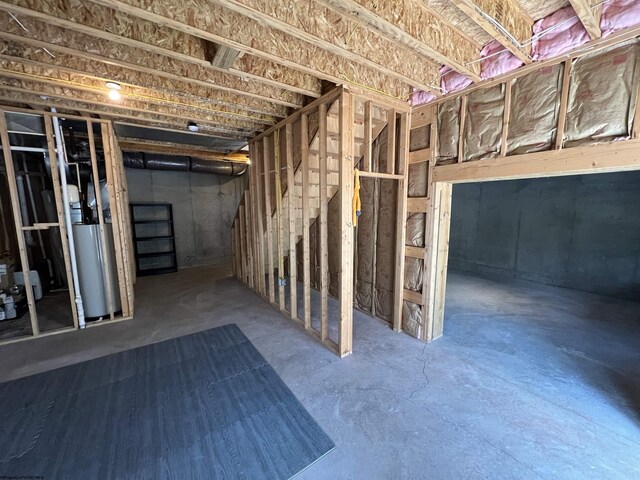 1029 Olivia Way, Morgantown, WV 26508 - unfinished below grade area featuring water heater and stairs