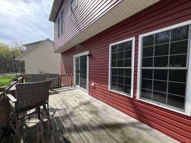 1029 Olivia Way, Morgantown, WV 26508 - view of wooden deck