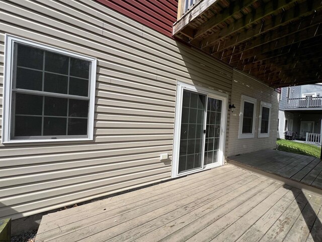 1029 Olivia Way, Morgantown, WV 26508 - view of deck