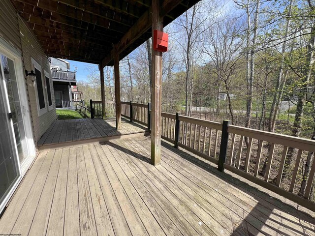 1029 Olivia Way, Morgantown, WV 26508 - view of deck