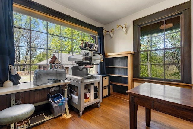 1042 Fort Martin Rd, Maidsville, WV 26541 - interior space featuring wood finished floors