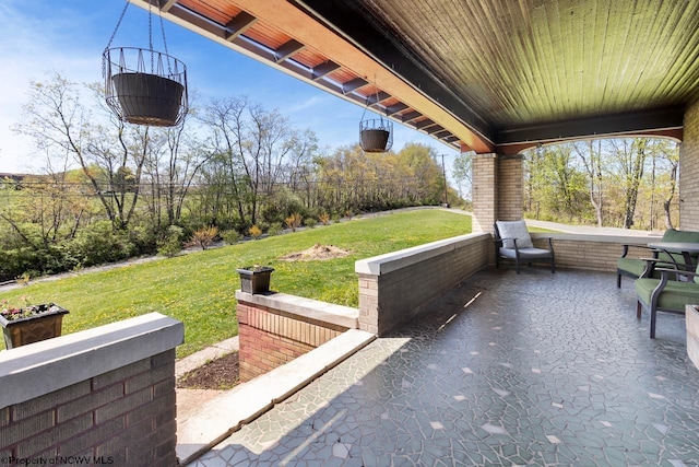 1042 Fort Martin Rd, Maidsville, WV 26541 - view of patio