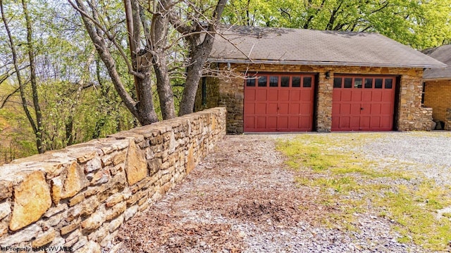 1042 Fort Martin Rd, Maidsville, WV 26541 - garage featuring driveway