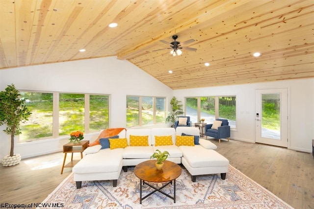 sunroom / solarium with beamed ceiling