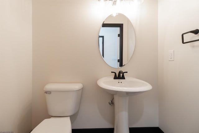 bathroom with toilet