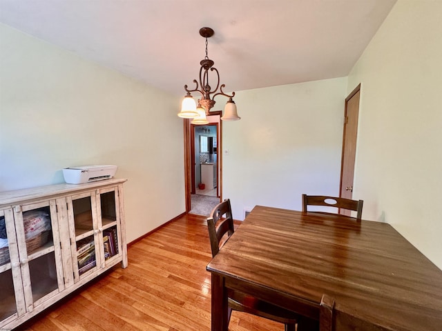 1223 Katherine St, Fairmont, WV 26554 - dining room with an inviting chandelier and light wood finished floors