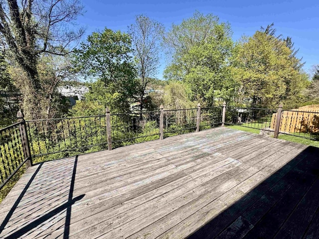 1223 Katherine St, Fairmont, WV 26554 - view of deck