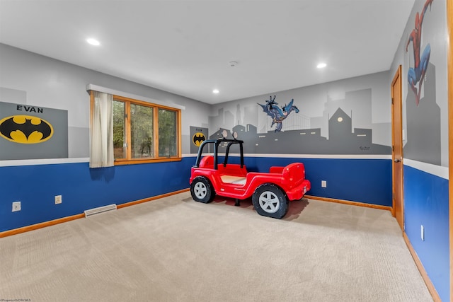 2254 Lakeside Ests, Morgantown, WV 26508 - garage featuring visible vents, recessed lighting, and baseboards