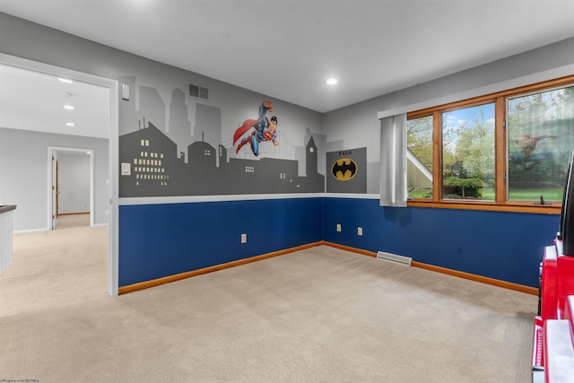 2254 Lakeside Ests, Morgantown, WV 26508 - interior space with baseboards, carpet, recessed lighting, and visible vents