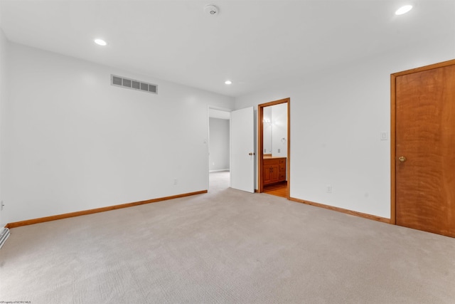 2254 Lakeside Ests, Morgantown, WV 26508 - empty room with baseboards, carpet flooring, recessed lighting, and visible vents