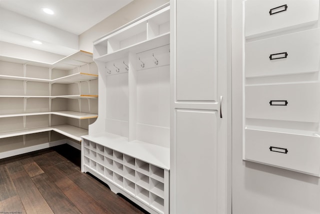 2254 Lakeside Ests, Morgantown, WV 26508 - mudroom featuring recessed lighting and dark wood-style floors