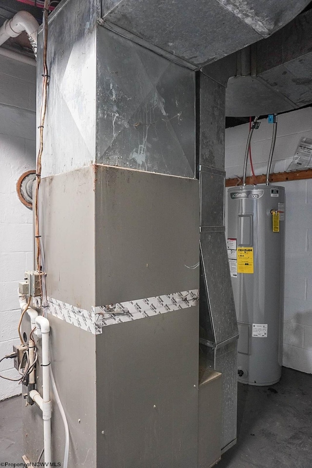 utilities with water heater