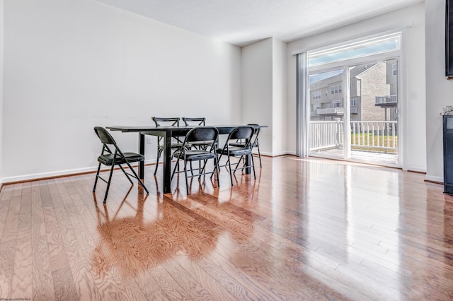 3005 Sun Vw, Morgantown, WV 26505 - dining room featuring baseboards and wood finished floors
