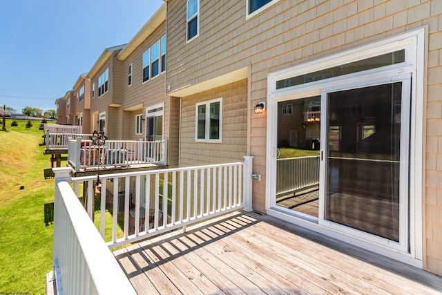 3005 Sun Vw, Morgantown, WV 26505 - wooden terrace with a lawn