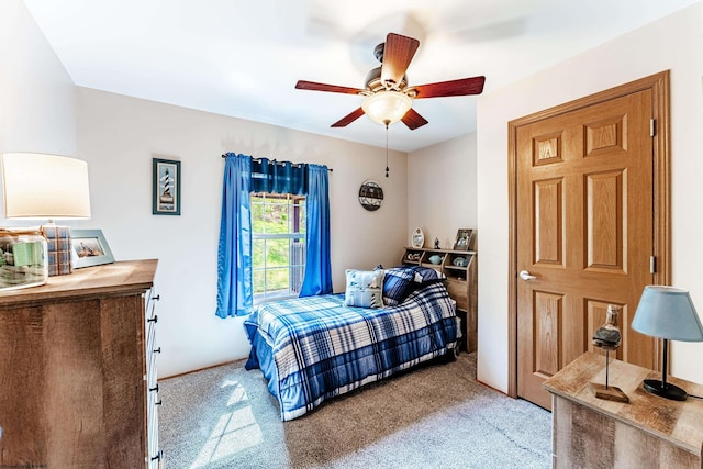1252 Monumental Rd, Fairmont, WV 26554 - bedroom featuring carpet floors and ceiling fan