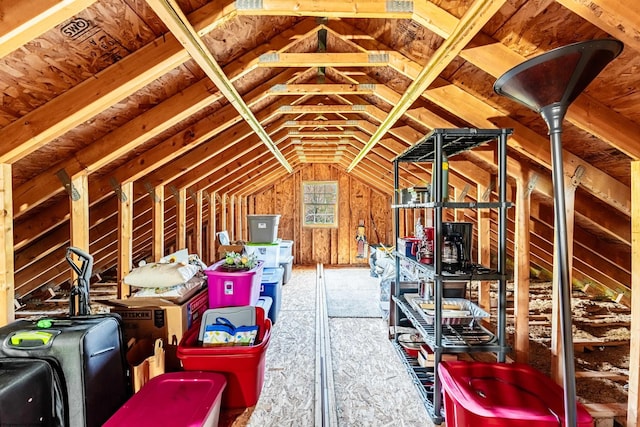 1252 Monumental Rd, Fairmont, WV 26554 - view of unfinished attic