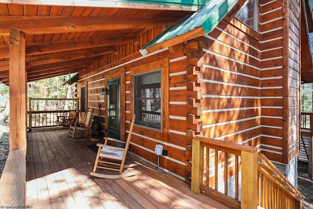 79 Pines Dr, Davis, WV 26260 - view of wooden terrace
