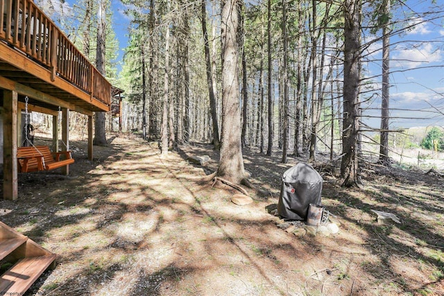 79 Pines Dr, Davis, WV 26260 - view of yard featuring a deck