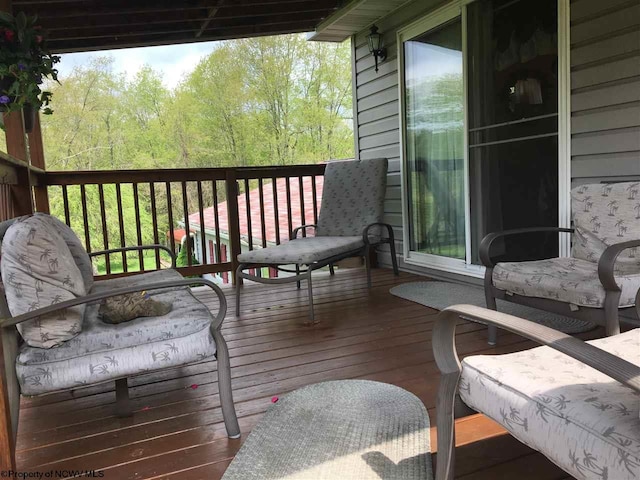 143 Sunday Dr, Fairmont, WV 26554 - view of wooden deck