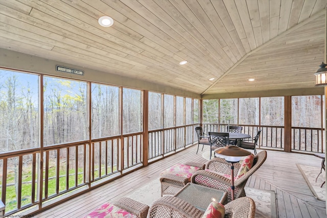 1405 Cabin Mountain Rd, Davis, WV 26260 - sunroom featuring outdoor dining area