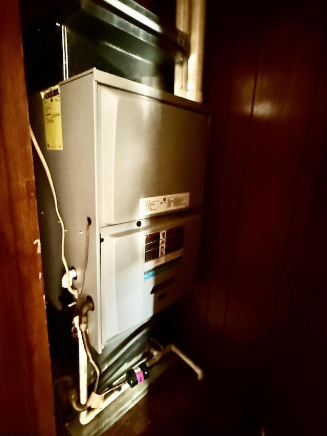 108 Toothman Run Rd, Rivesville, WV 26588 - utility room featuring heating unit