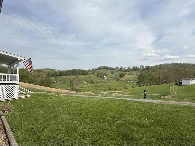 view of yard
