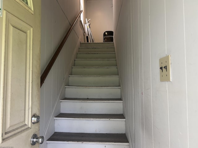 view of staircase