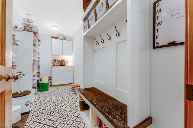 view of mudroom