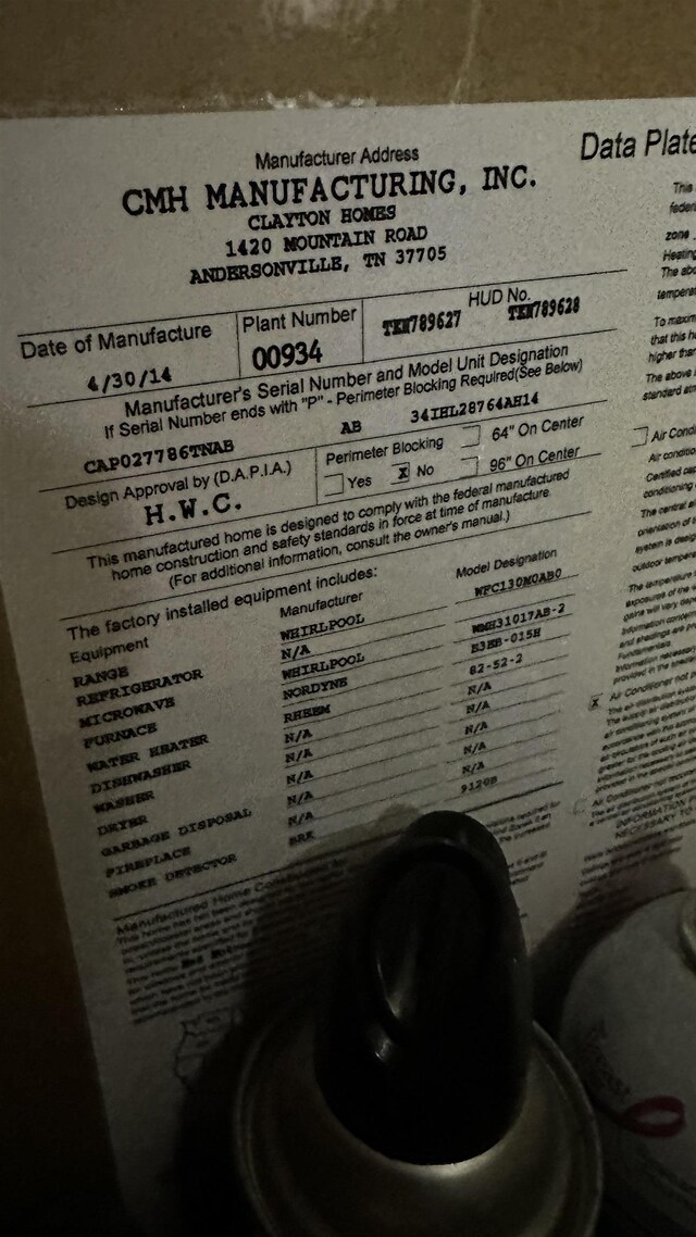 view of room details