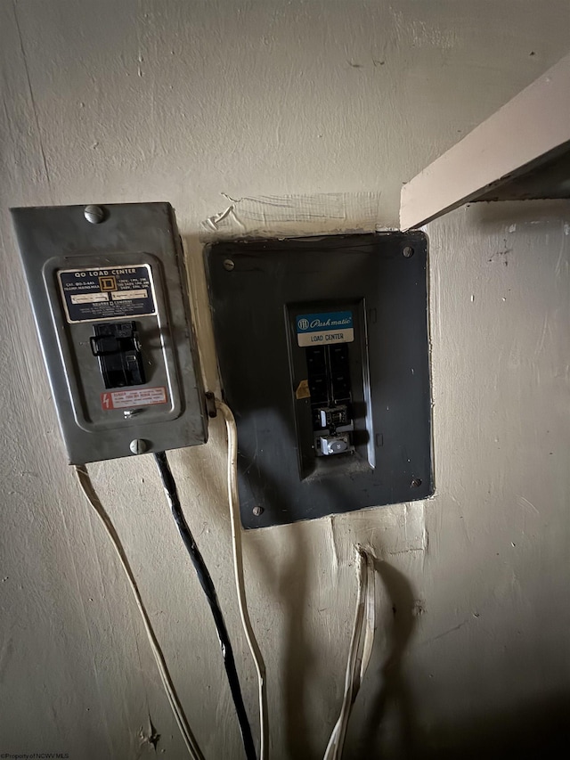 utility room featuring electric panel