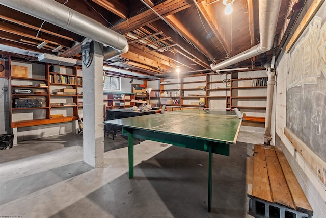 1060 Takoma St, Morgantown, WV 26505 - game room with concrete flooring