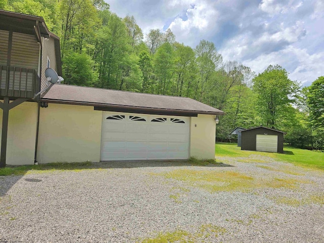 1368 Red Lick Run, New Milton, WV 26411 - garage featuring a shed