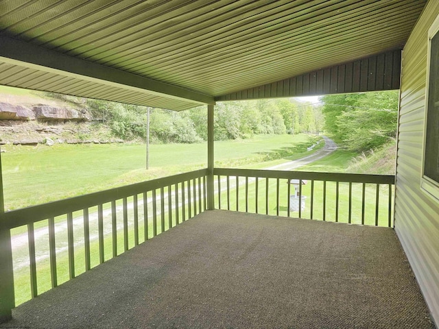 1368 Red Lick Run, New Milton, WV 26411 - view of patio / terrace featuring a wooden deck