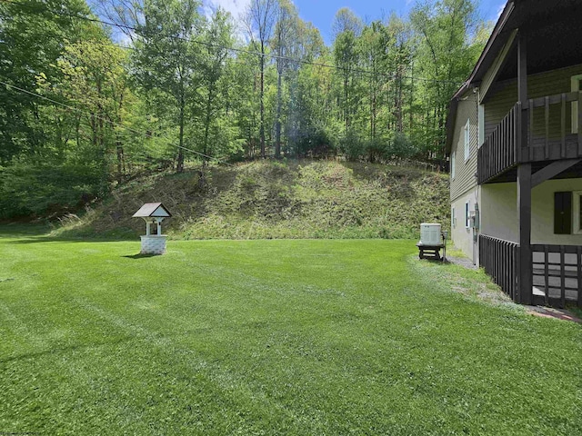 1368 Red Lick Run, New Milton, WV 26411 - view of yard featuring cooling unit