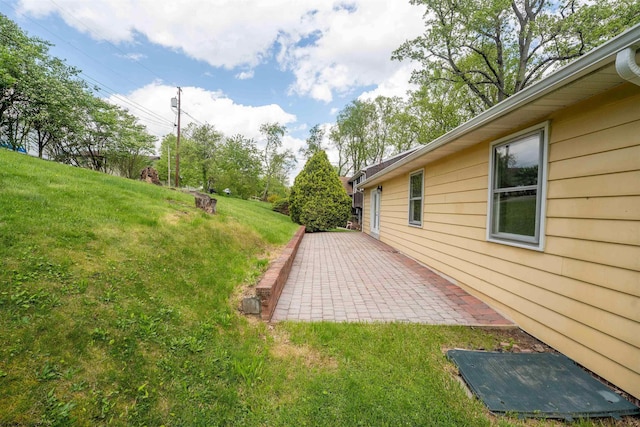 277 Randolph Rd, Morgantown, WV 26505 - view of yard with a patio area