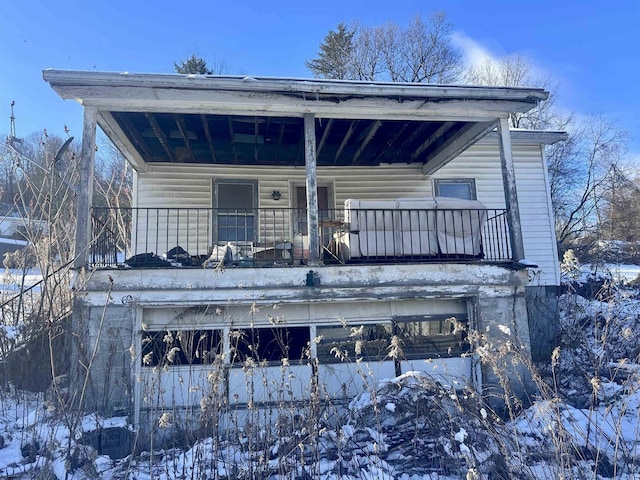 406 Coalton Pumpkintown Rd, Norton, WV 26257 - view of front of property featuring a balcony
