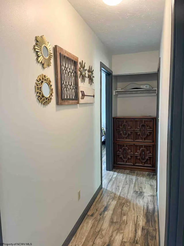 2081 Plum Run Rd, Mannington, WV 26582 - corridor with wood finished floors and baseboards
