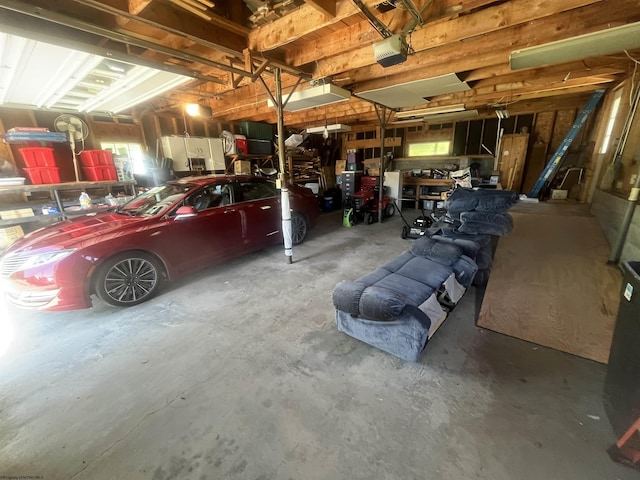 36 3rd St, Durbin, WV 26264 - garage featuring a garage door opener