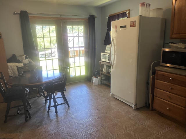 36 3rd St, Durbin, WV 26264 - dining area with tile patterned floors