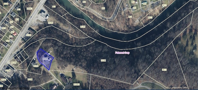 aerial overview of property's location